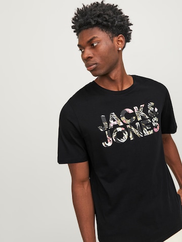 juoda JACK & JONES Marškinėliai 'JEFF'