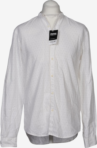 ZARA Button Up Shirt in M in White: front