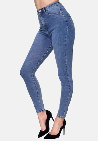 Elara Skinny Jeans in Blauw