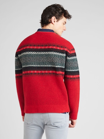 HUGO Red Пуловер в червено