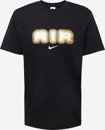 Nike Sportswear - Camiseta 'AIR' en negro: frente