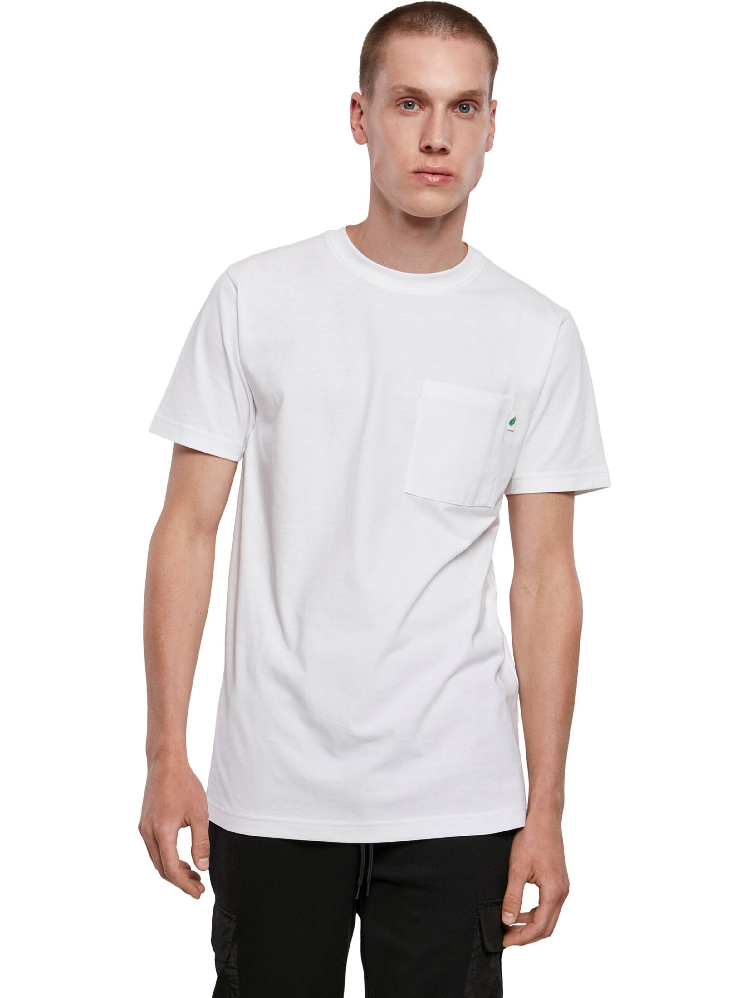 Männer Shirts Urban Classics T-Shirt in Weiß - JN71701