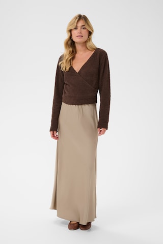 SAINT TROPEZ Sweater 'NadalieSZ' in Brown