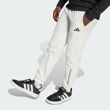 ADIDAS SPORTSWEAR Tapered Sports trousers in White