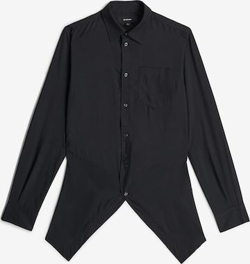 Chemisier 'Slim Kick Long Sleeve Shirt' G-STAR en noir : devant