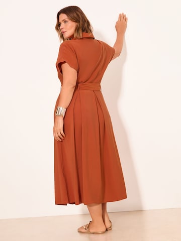 Lipsy - Vestido camisero en marrón