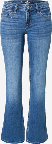 HOLLISTER Bootcut Jeans in Blauw: voorkant