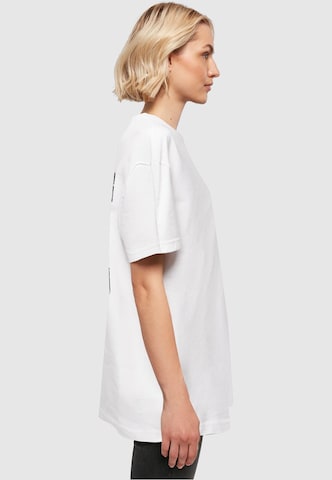 T-shirt 'WD - Strong As A Woman' Merchcode en blanc
