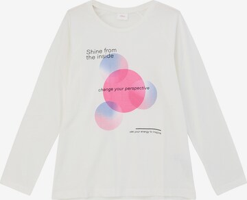 s.Oliver Shirt in Weiß: predná strana