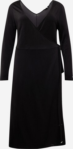 Tommy Hilfiger Curve - Vestido en negro: frente