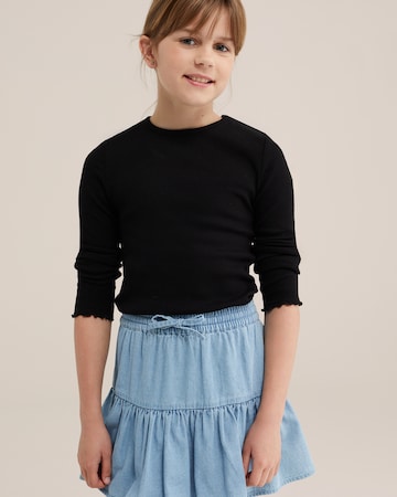 WE Fashion Shirt in Black: front