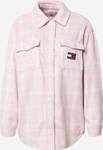 Tommy Jeans Jacke in Pink: predná strana