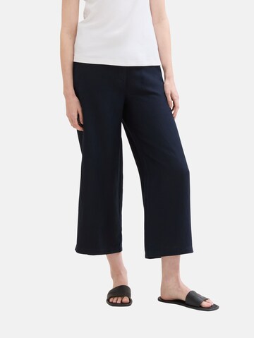 TOM TAILOR Loosefit Hose in Blau: Vorderseite