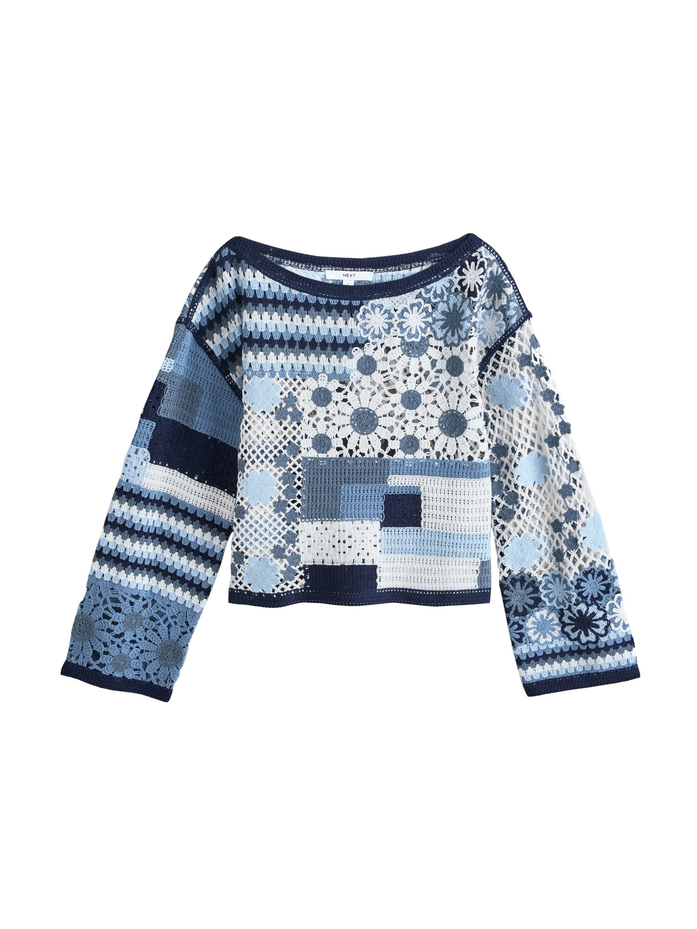 Next Sweater in Blue: front