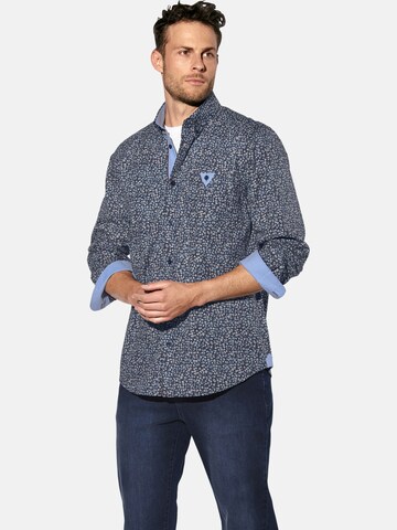 BABISTA Regular Fit Hemd 'Neriano' in Blau: Vorderseite