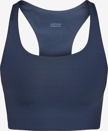 mėlyna Girlfriend Collective Biustjė Sportinė liemenėlė 'Paloma': priekis