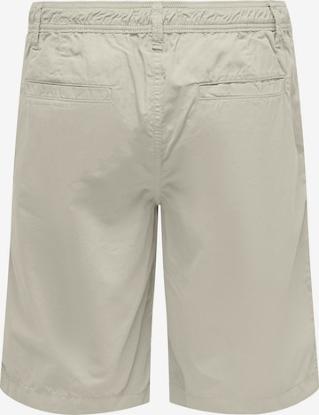 Only & Sons Regular Chino Pants 'LOC' in Grey