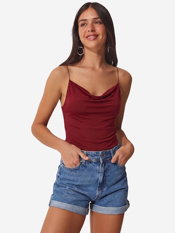 Camicia da donna di Happiness İstanbul in rosso: frontale