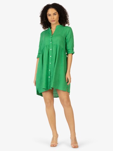 mint & mia Blusenkleid in Grün: Vorderseite