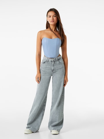 Haut Bershka en bleu