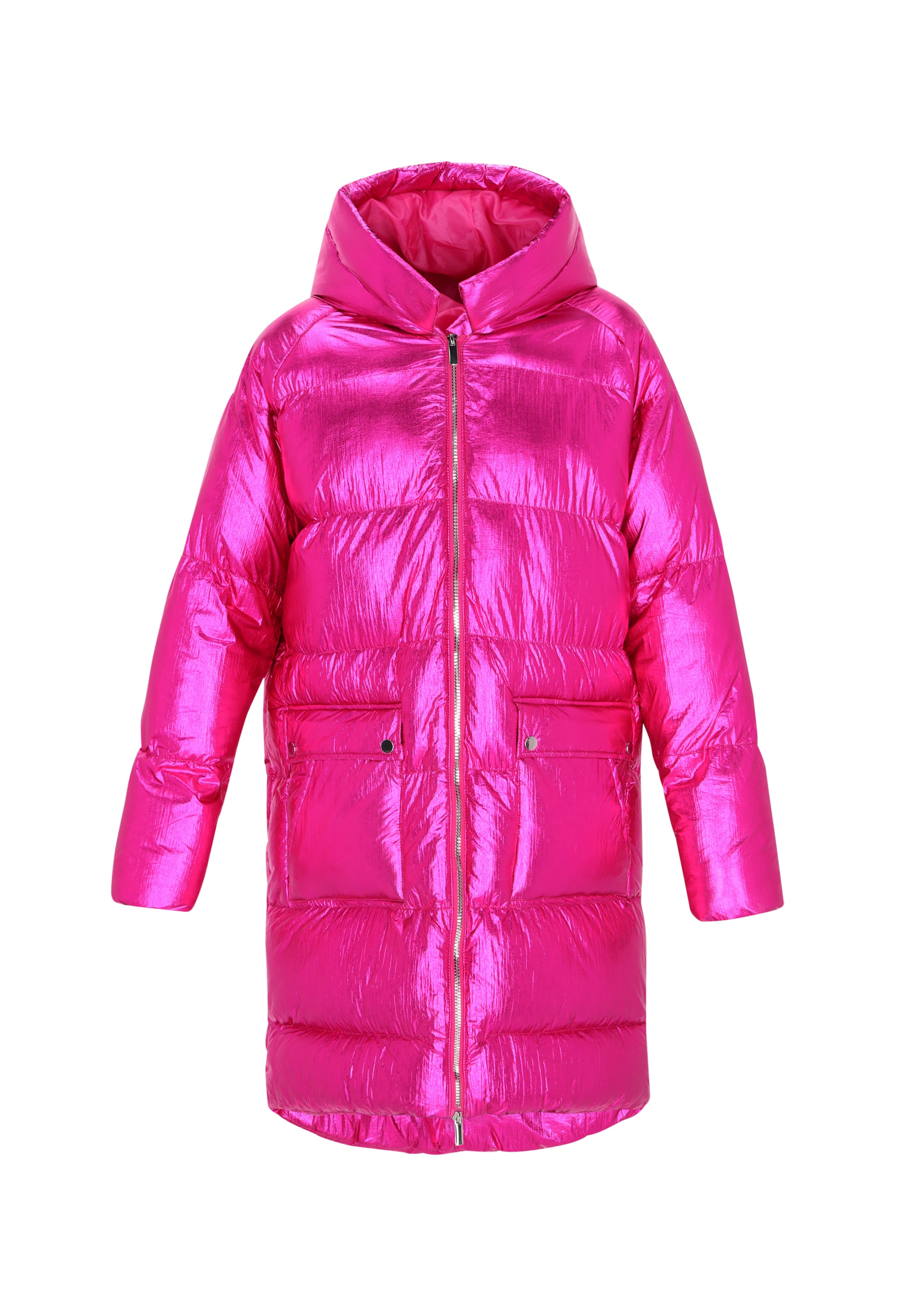 faina Talvemantel, värv roosa: eest vaates