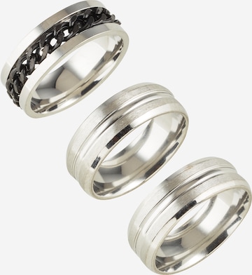 JACK & JONES Jewelry Set 'CHAIN' in Silver: front