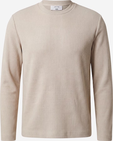T-Shirt 'Damian' DAN FOX APPAREL en beige : devant