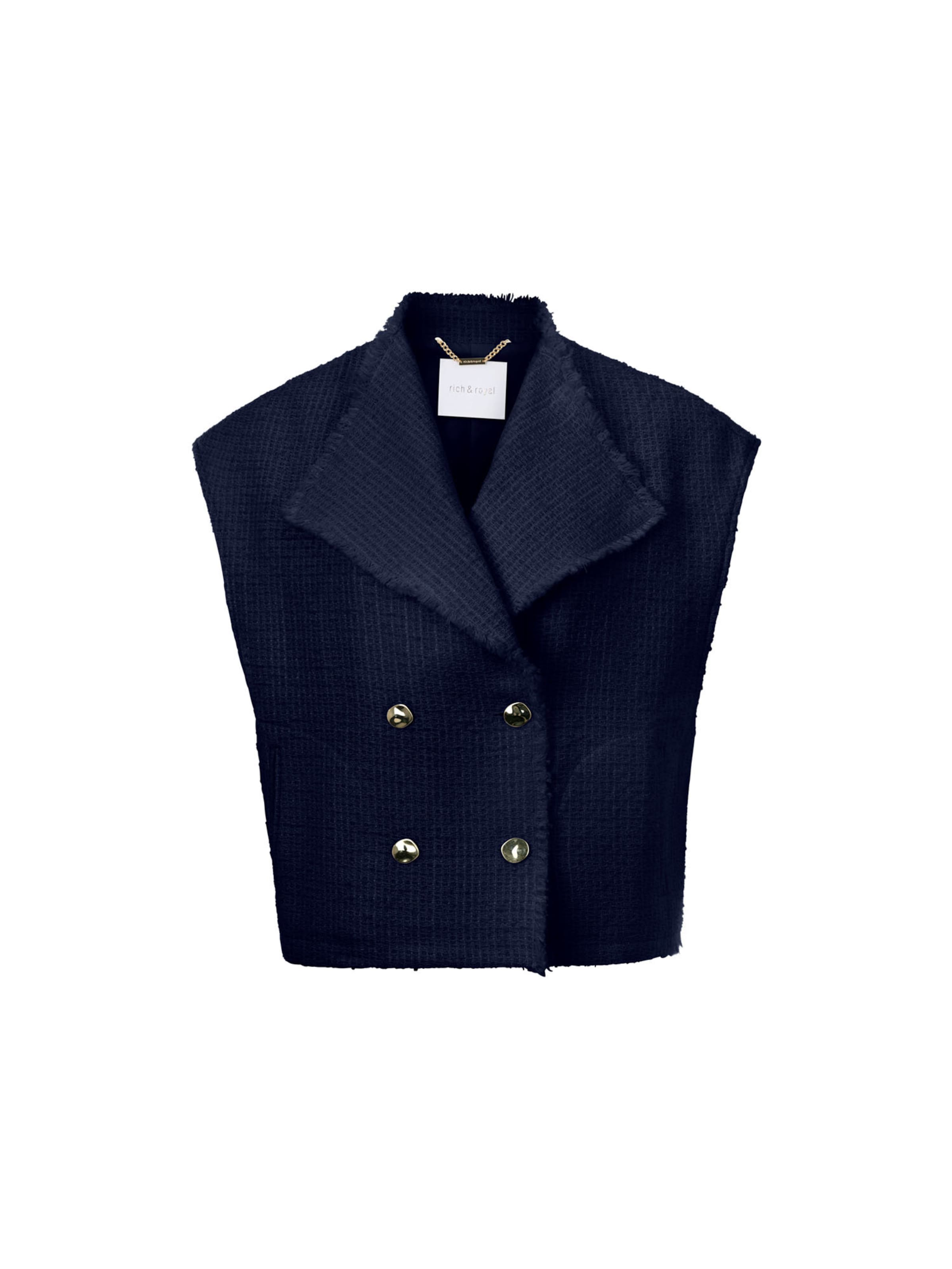 Rich & Royal Väst i blå: framsida