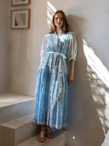 Robe 'Robe Longue Natalia' Miss June en bleu