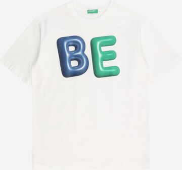 UNITED COLORS OF BENETTON T-shirt i vit: framsida