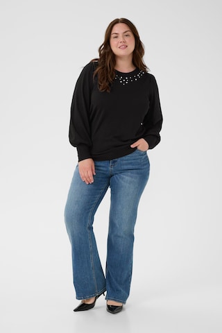 Pull-over 'KCrahina' KAFFE CURVE en noir