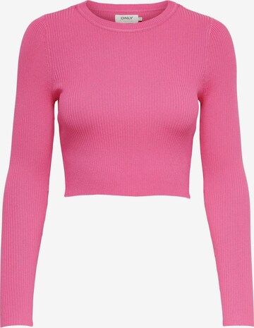 ONLY Sweater 'Meddi' in Pink: front