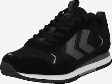 Chaussure de course Hummel en noir : devant