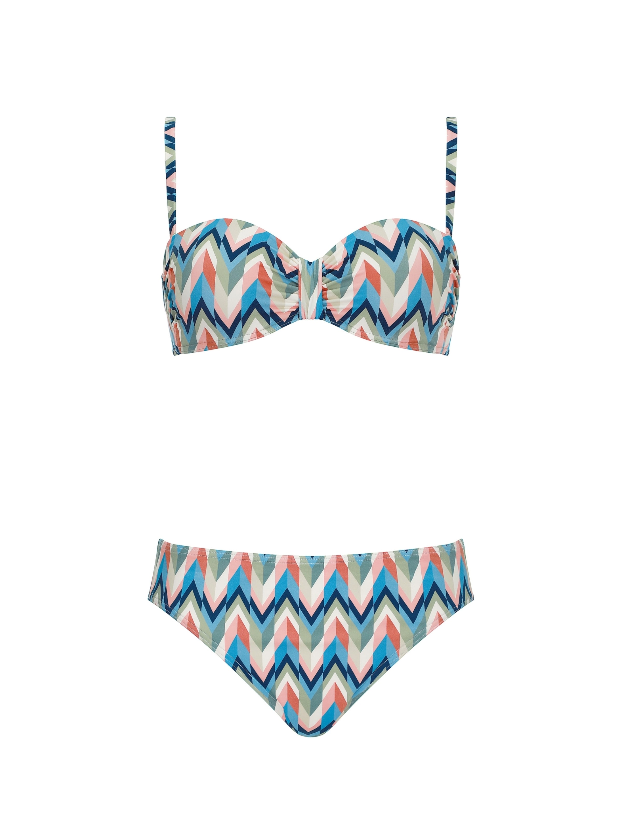 OLYMPIA T-shirt Bikini in Blue: front