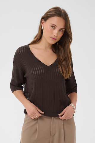 Pull-over 'KAAbalina' Kaffe en marron : devant