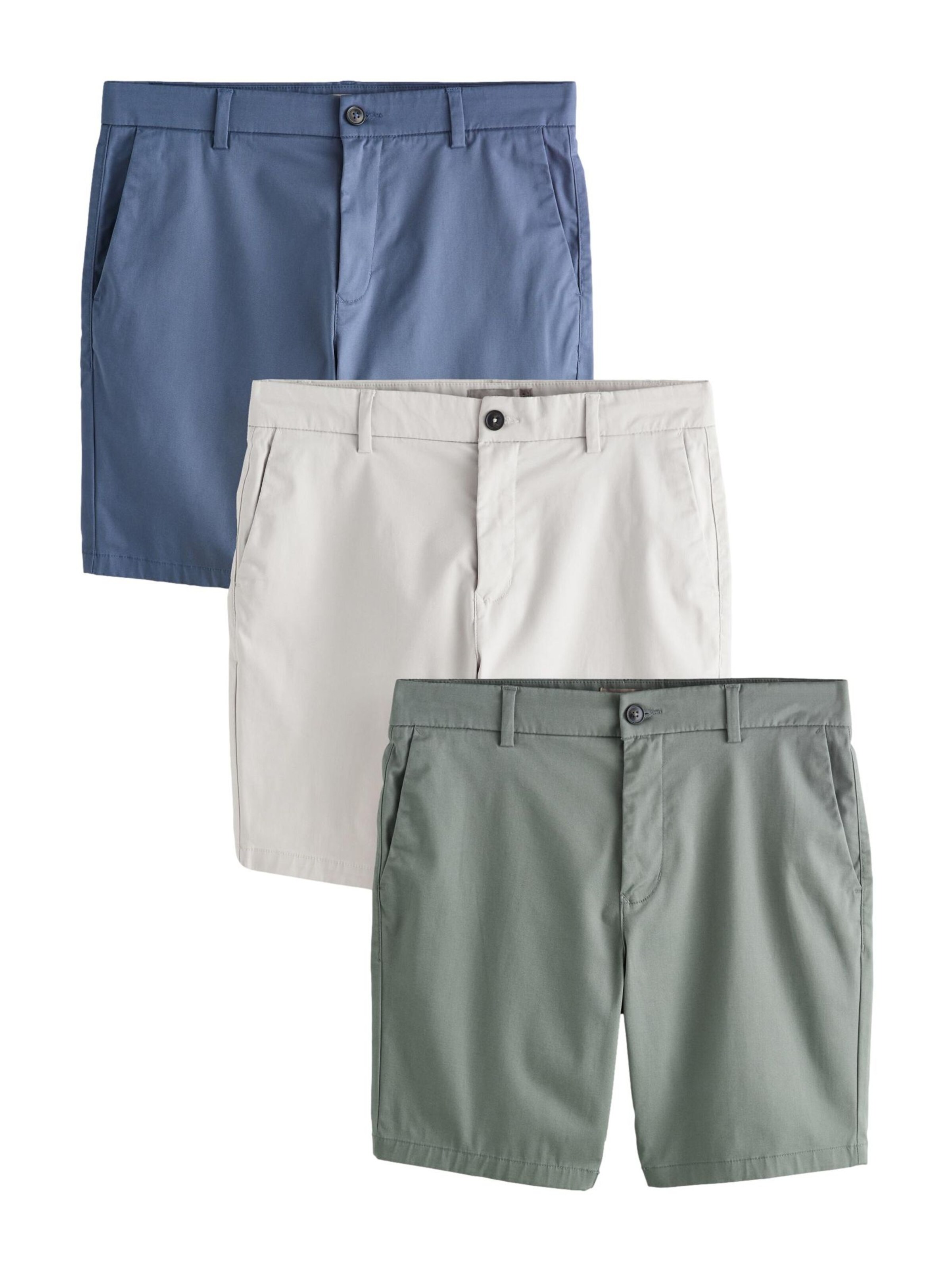 Next Chino kalhoty – modrá: přední strana