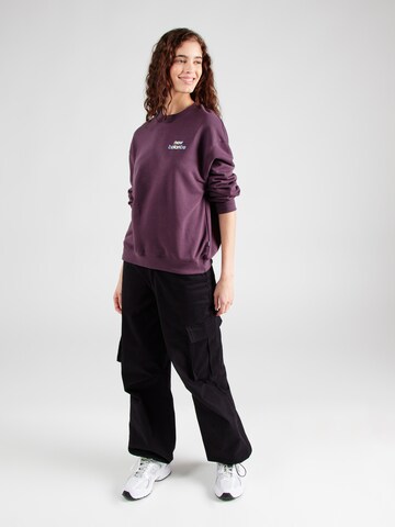 new balance Sweatshirt in Lila