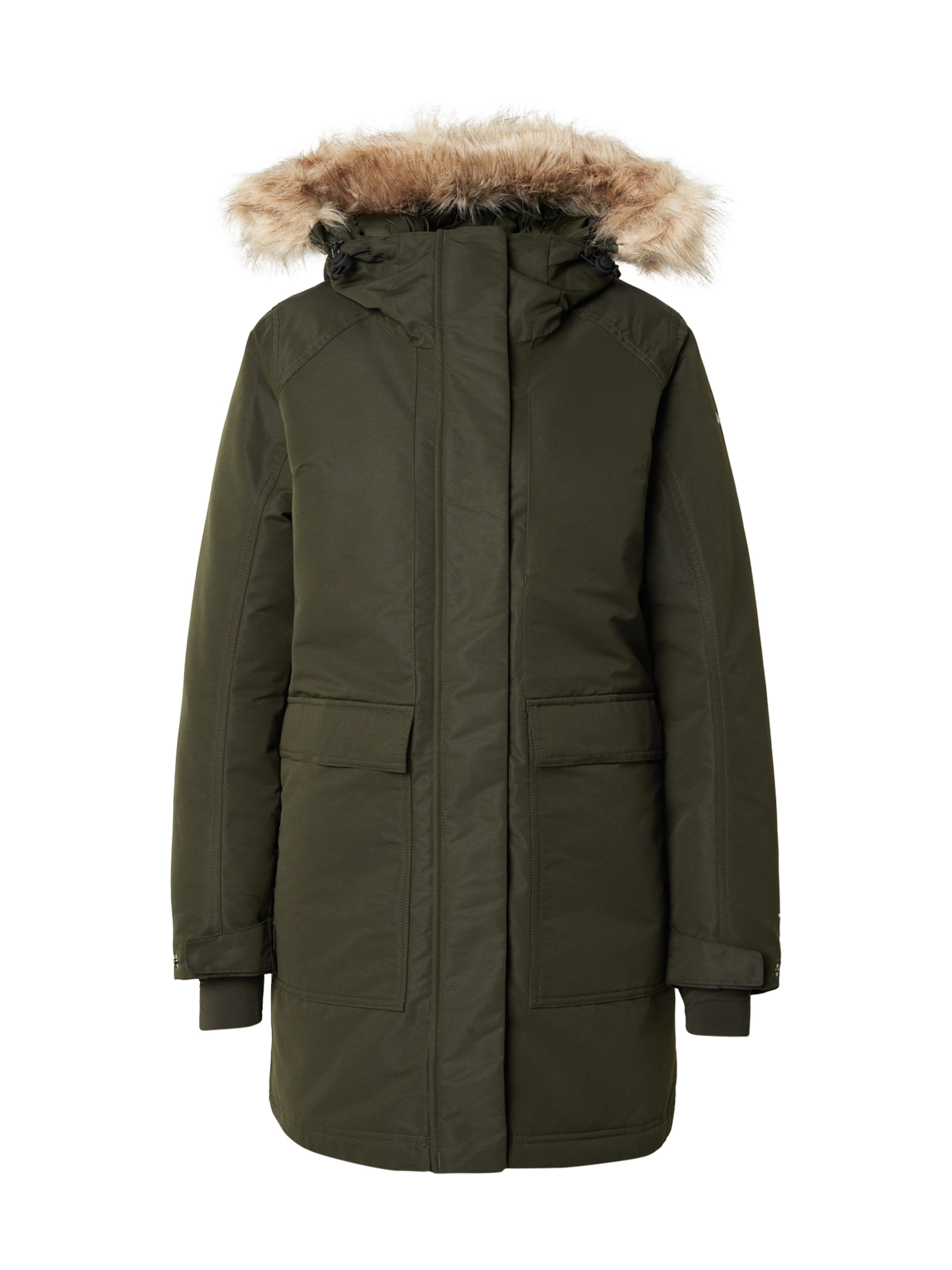 COLUMBIA Outdoorový kabát 'Little Si II' – zelená: přední strana