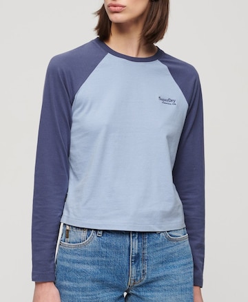 Superdry Shirt 'Essential' in Blau: predná strana