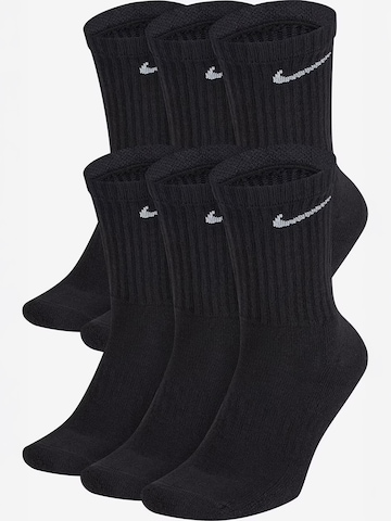 NIKE Socken 'Everyday Cushioned Crew'‌‌‌‌‌‌‌‌ in Schwarz: Vorderseite