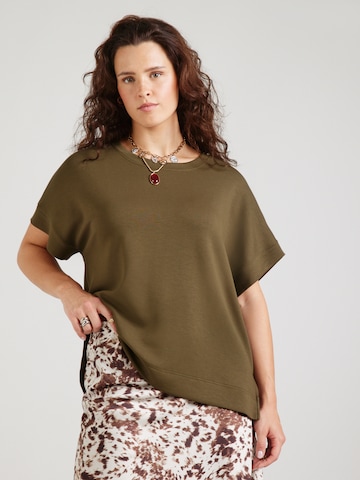 Vero Moda Curve - Camiseta 'VMCHALI' en verde: frente
