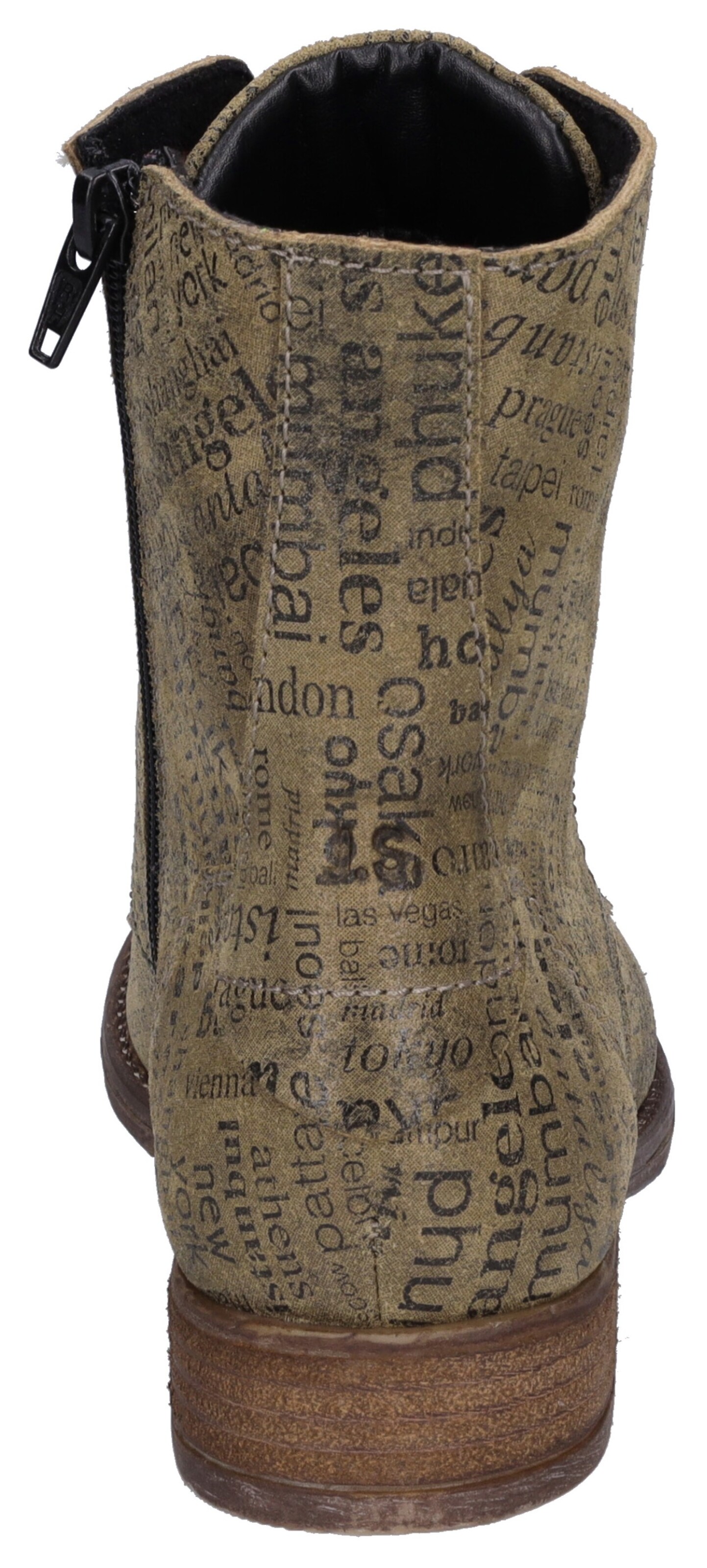 JOSEF SEIBEL Lace-up bootie 'Sienna 82' in Green