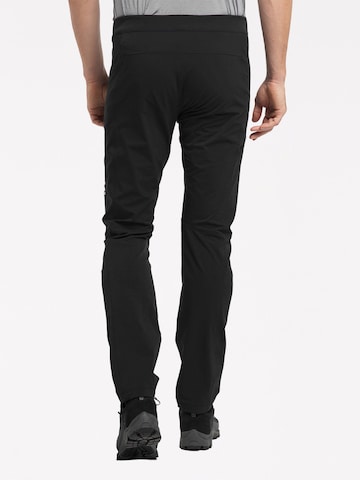 Haglöfs Slim fit Outdoor Pants 'Breccia Lite' in Black