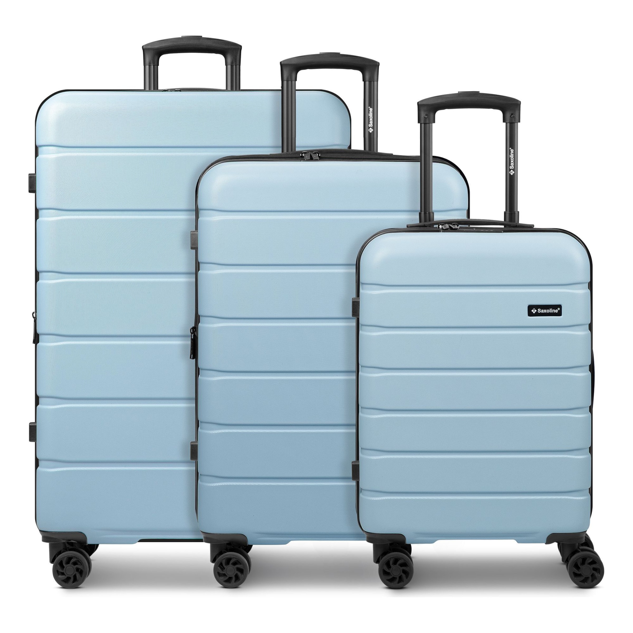 Saxoline Suitcase set 'Miami' in Blue: front