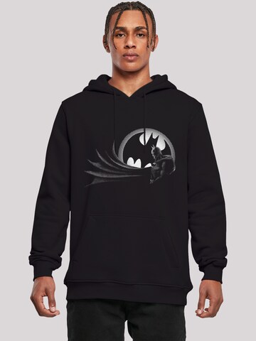 Sweat-shirt 'DC Comics Batman Spot' F4NT4STIC en noir : devant