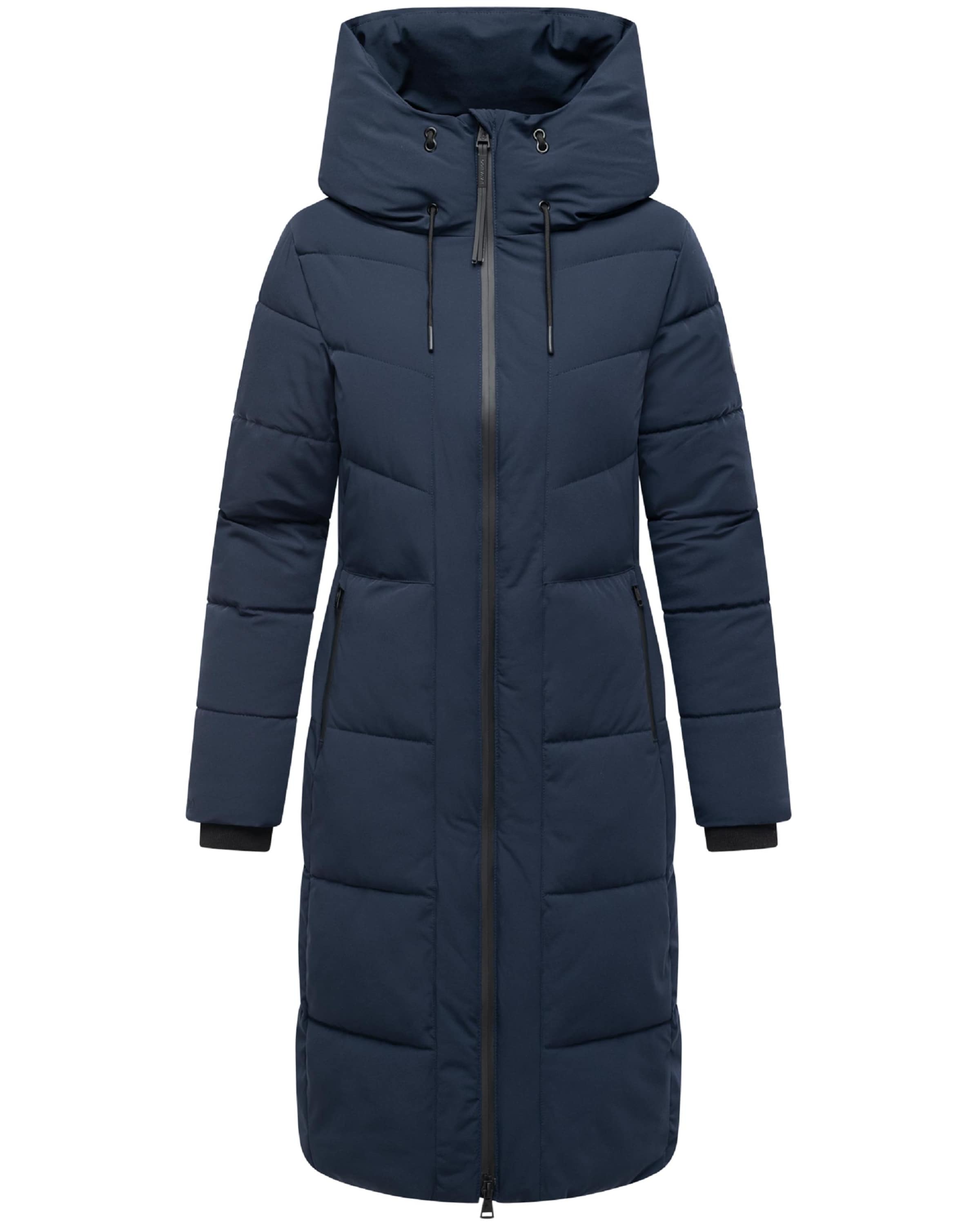 NAVAHOO Winter coat 'Schokokuss XIV' in Blue: front
