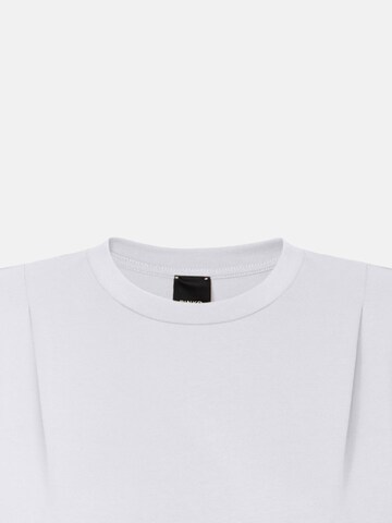 Maglietta 'PINKO MYRANDA MAGLIA JERSONE T-SHIRT' di PINKO in bianco