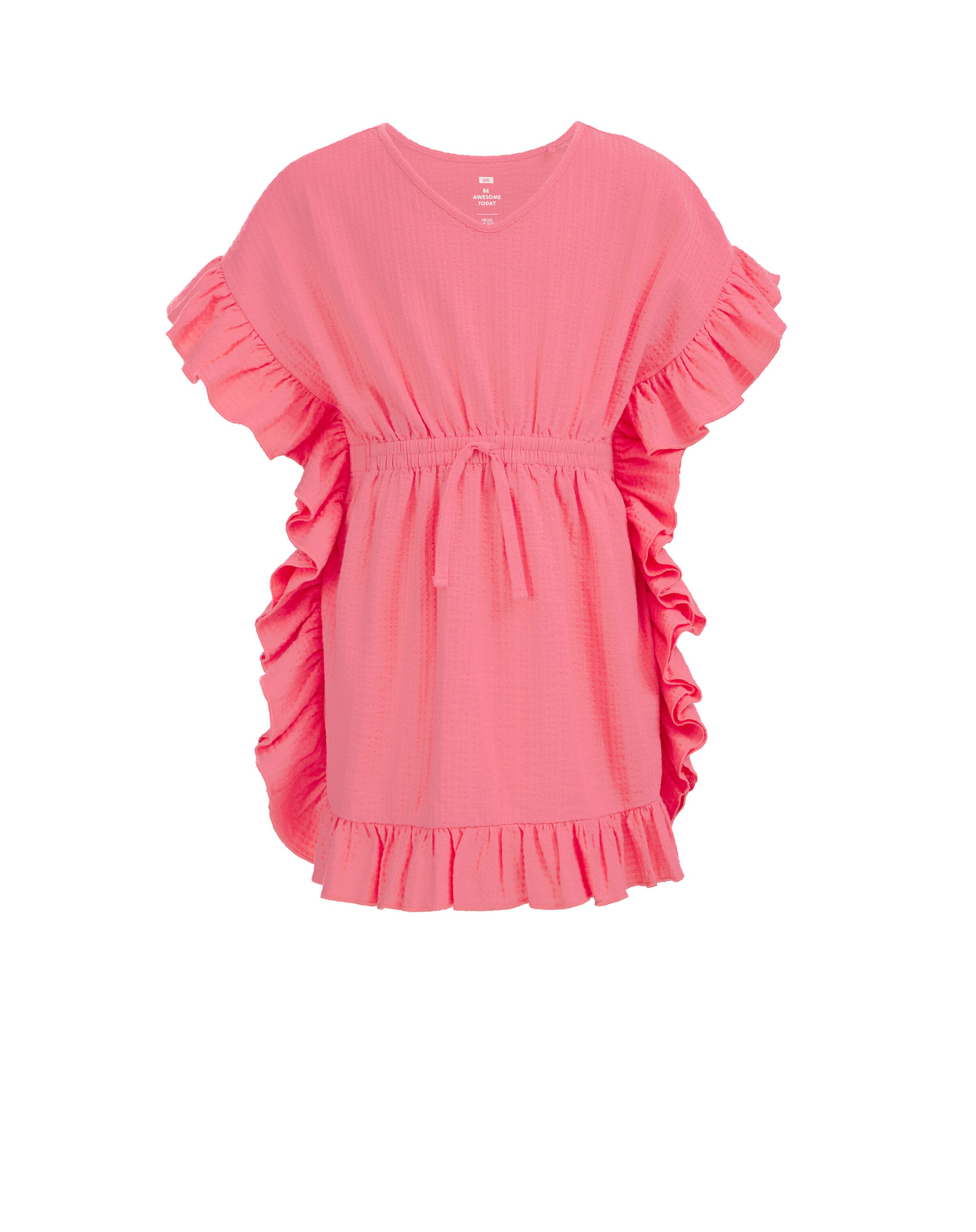 Rochie de la WE Fashion pe roz: față