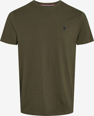 U.S. POLO ASSN. T-Shirt 'Arjun' in Grün: Vorderseite