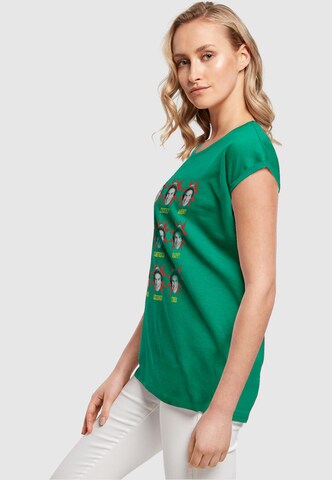 ABSOLUTE CULT Shirt 'Elf - Many Moods Of Buddy' in Groen